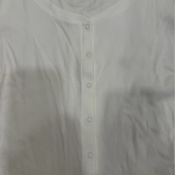 GAP White Ribbed Tank - Picture 2 of 3